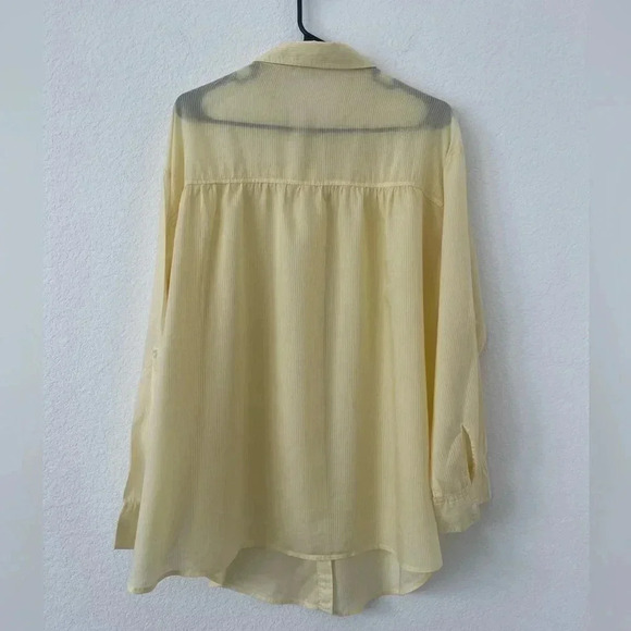 EUC | Maurice’s | oversized tie front button down shirt | Sz XL - Picture 3 of 3